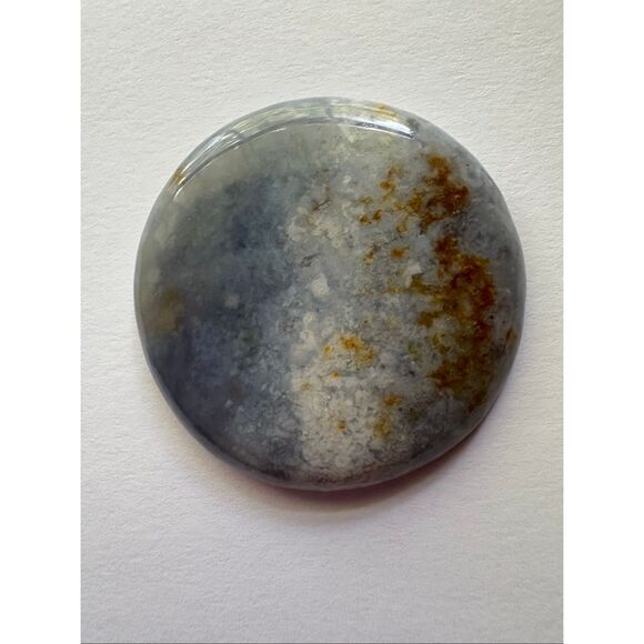 Chalcedony Cabochon, Natural Stone, 40 mm round, Unique - Picture 1 of 7